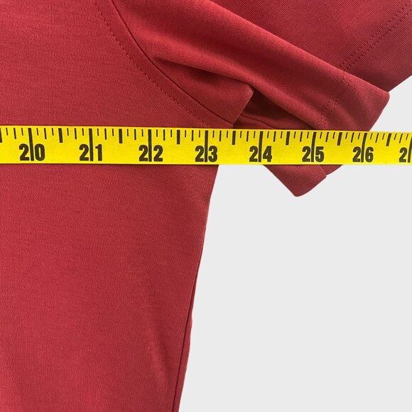 UNTUCKit Connor Single Pocket Golf Polo Shirt Men's Size Large Red Short-Sleeve - Picture 10 of 11